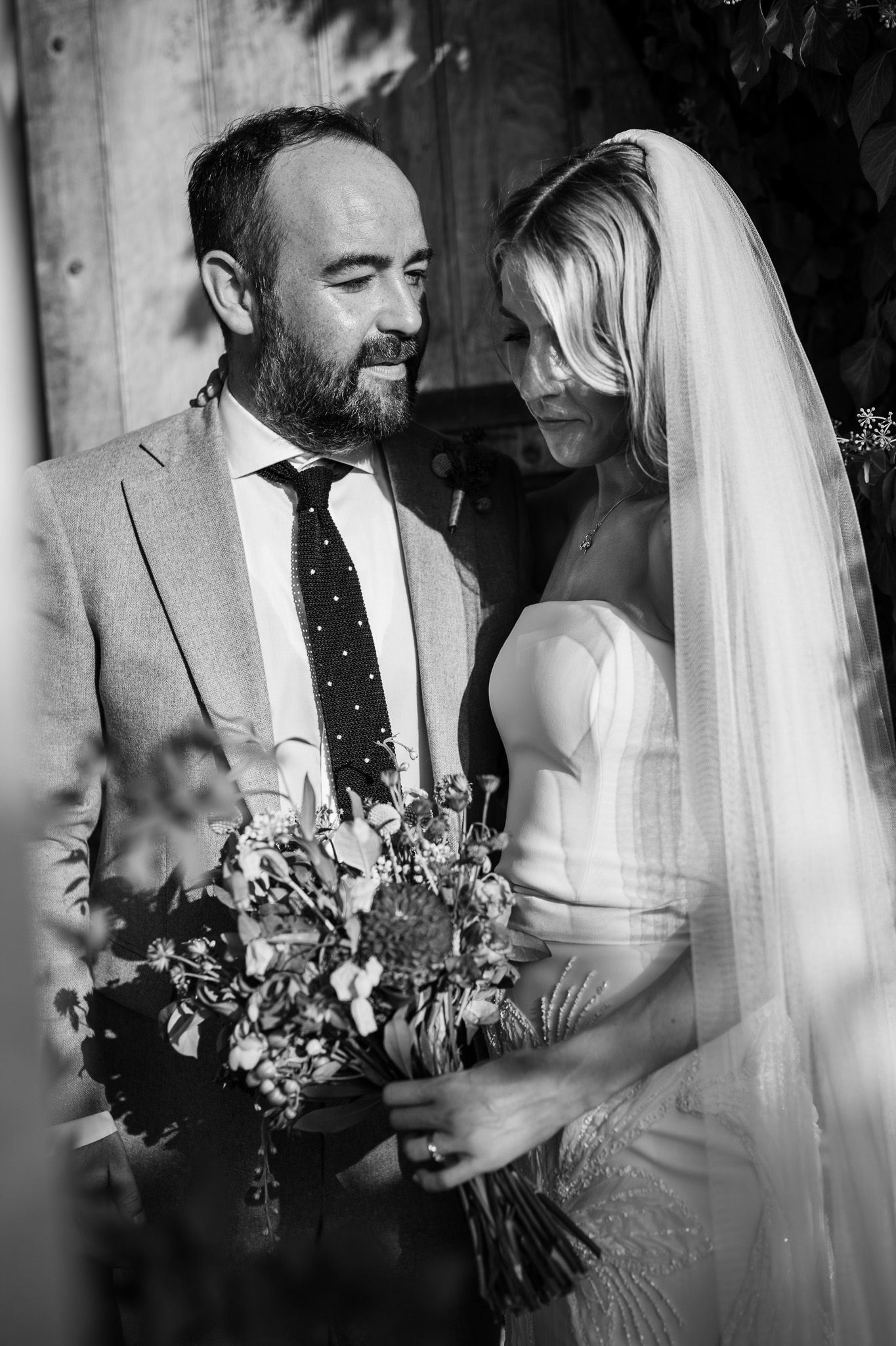 Alice and Tom pose during a couples photo session during their wedding at Ambelonas Vineyard, Corfu