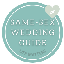 badge for same-sex wedding guide